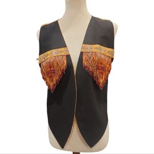 Beaded Fringe Vest